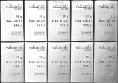Investiční stříbro 10 x 1/10 OZ CombiBar® | Silver | Valcambi | KHM