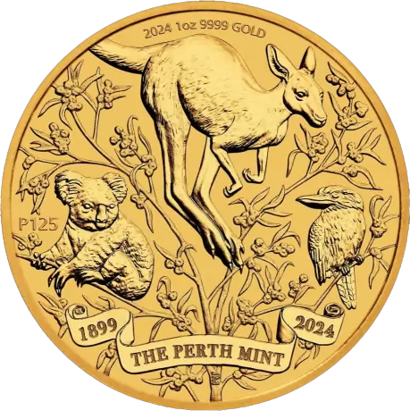 1 oz Perth Mint 125th Anniversary Gold Coin | 2024 | KHM