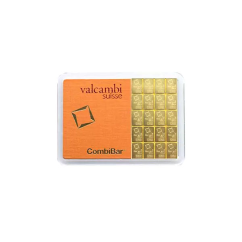 Investiční zlato 20 x 1g CombiBar® | Gold | Valcambi | KHM