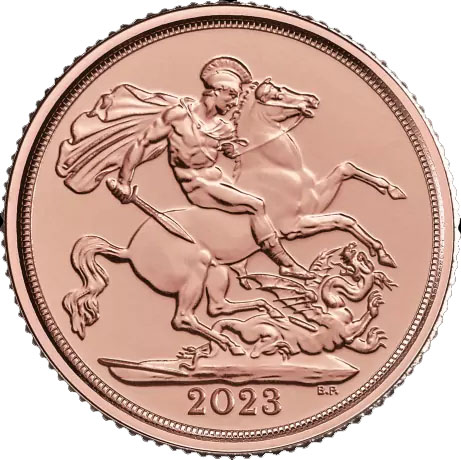 Investiční zlatá mince, Quarter Sovereign Coronation Charles III | 2023 | KHM