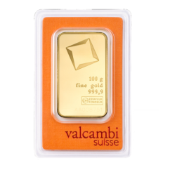 Investiční zlato 100g | Valcambi