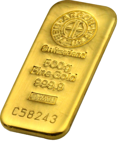 Investiční zlato Argor Heraeus 500 g | KHM
