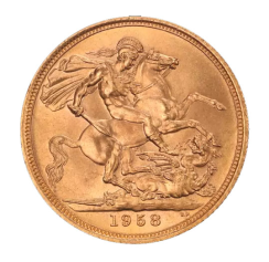 1GBP Queen Elizabeth II Gold Sovereign | 1957 - 2021 | KHM