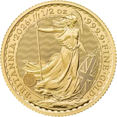 1/2 oz Britannia Charles III Gold Coin | 2026 | KHM