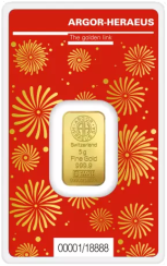 Investiční zlato 5g Gold Bar | Argor-Heraeus | Year Of The Dragon | 2024 | KHM