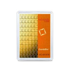 Investiční zlato 100 x 1g CombiBar® | Valcambi | KHM