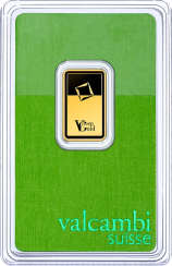 Investiční zlato 5g | Valcambi | Green Gold