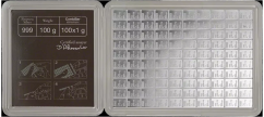 Investiční stříbro 100 x 1 g CombiBar® | Silver | Valcambi | KHM