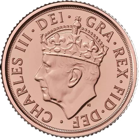 Investiční zlatá mince, Quarter Sovereign Coronation Charles III | 2023 | KHM