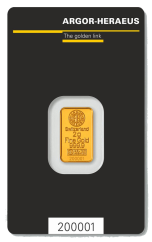 Investiční zlato Argor Heraeus 2 g | KHM
