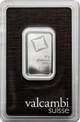 20g Platinum Bar | Valcambi | KHM