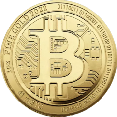 1 oz Gold Coin Bitcoin | KHM