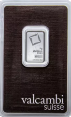 5g Platinum Bar | Valcambi | KHM
