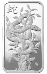 10g Lunar Legends White Snake Silver Bar | PAMP | 2025 | KHM