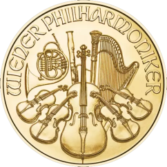 Zlatá mince 4EUR Wiener Philharmoniker 1/25 OZ | KHM