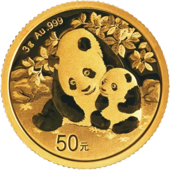 3g China Panda Gold Coin | 2024 | KHM