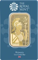 1 oz Britannia Gold Bar | Royal Mint | KHM