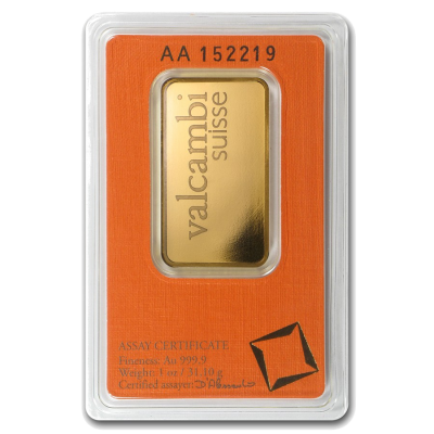 Investiční zlato 1 OZ 31.1g | Valcambi | KHM