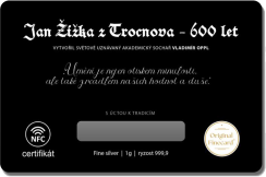 Finecard - Jan Žižka z Trocnova - 600 let - Limitovaná stříbrná edice | KHM