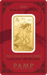 Investiční zlato 1 OZ 31.1 g | PAMP | Year of the Horse (1000 miles) | 2026