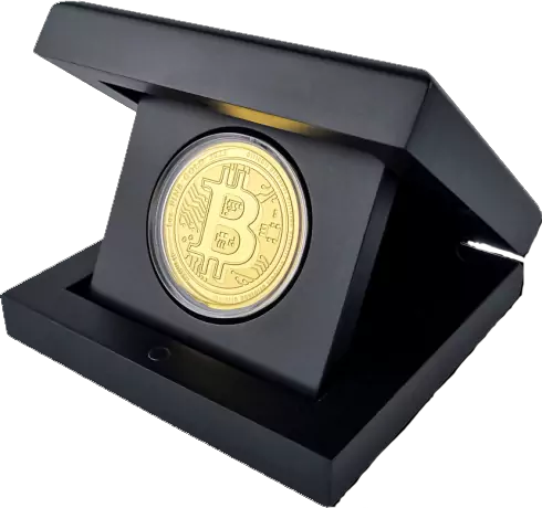 1 oz Gold Coin Bitcoin | KHM