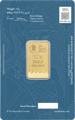 10g Britannia Gold Bar | Royal Mint | KHM