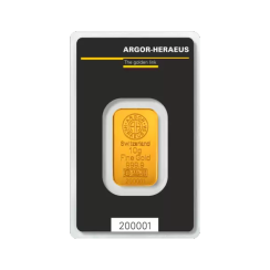 Investiční zlato 10g Gold Bar | Argor-Heraeus | Kinebar | KHM