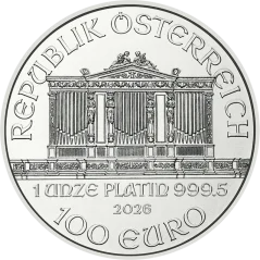1 oz Vienna Philharmonic Platinum Coin | 2026 | KHM