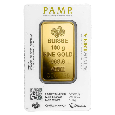 Investiční zlato 100g | PAMP Fortuna