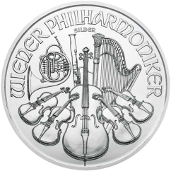 Stříbrná mince 1,5 EUR Wiener Philharmoniker 1 OZ