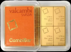 Investiční zlato 10 x 1/10 OZ CombiBar® | Valcambi | KHM
