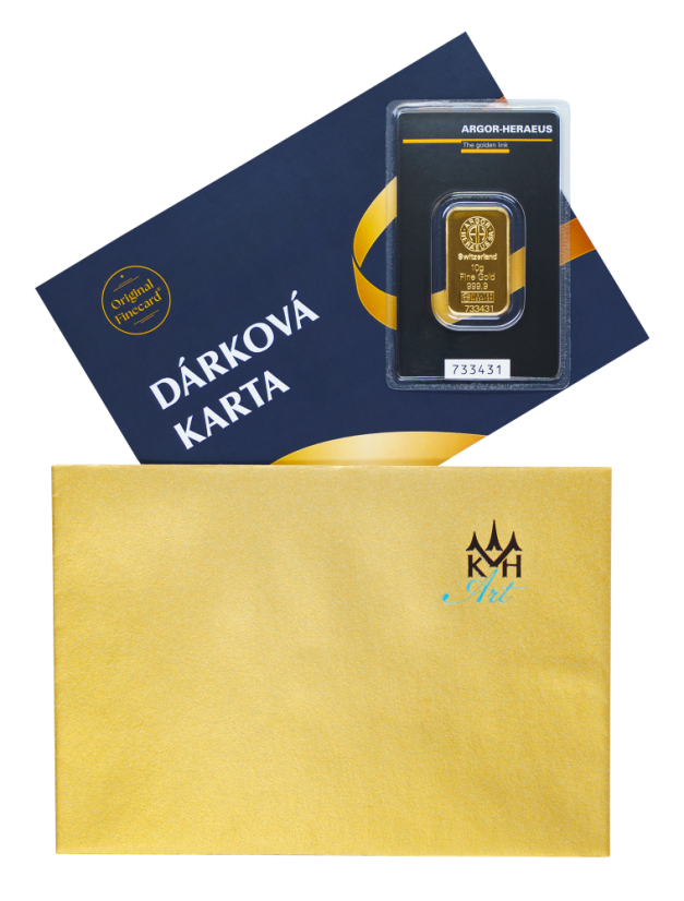 Dárková karta zlatá KHM