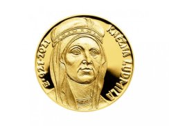 Pamětní Zlatá mince 10.000 Kč Kněžna Ludmila 2021 - ČNB - Proof | KHM