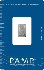 1g Platinum Bar | PAMP Fortuna | KHM