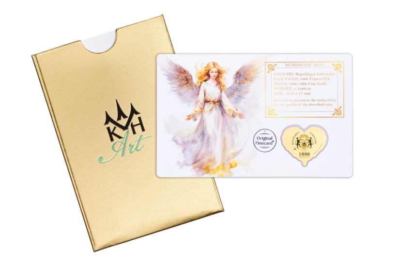 Anděl strážný srdce | finecard | KHM Art