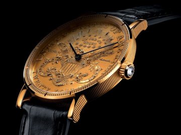 Jedinečné hodinky Corum Heritage Coin Watch.
