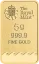 5g Britannia Gold Bar | Royal Mint | KHM